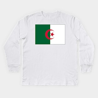 Flag of Algeria Kids Long Sleeve T-Shirt